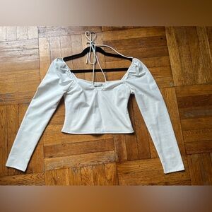 abercrombie white top